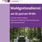 Plakat Waldgottesdienst 